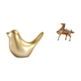 thumbnail image 1 of Figura de pájaro, resina, latón, animal, estatua, caballo, adorno, escultura decorativa, decoración de escritorio, accesorios creativos, adecuado para, 1 of 8