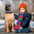 thumbnail image 5 of Gorros de punto para perros, orejas silenciosas para mascotas, manta cálida para orejas de perro, aislamiento acústico, envoltura para cabeza de mascota (gris) TUNC Sencillez, 5 of 5