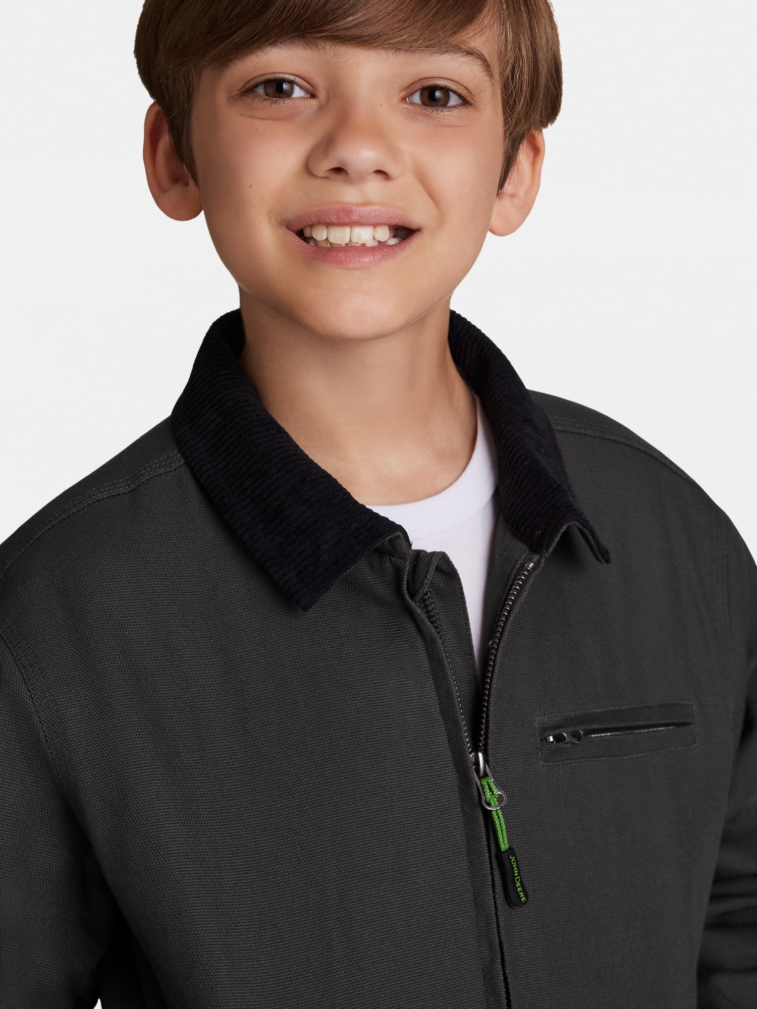 John Deere Boy's Canvas Tractor Jacket, Sizes 4 - 16