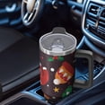 thumbnail image 4 of 40oz Reindeer Tumbler with Lid and Straw Leak Proof Stainless Steel Cup Holiday Gift for Women Men, 4 of 4