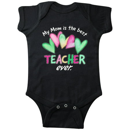 

Inktastic My Mom is the Best Teacher Ever Gift Baby Boy or Baby Girl Bodysuit