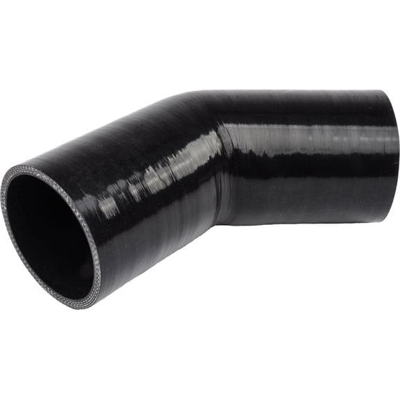 JEGS 45 Degree Silicone Hose Connector 3" I.D. x 4" Long