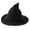 Black #055, variant on Halloween Witch Hat for Women Wide Foldable Knit Halloween Party Knitted Wool Hats for Cosplay Witch Costume