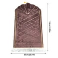thumbnail image 2 of Boreal Craft Intriguing Flannel Carpets Eid Festival Traditional Rugs Prayer Kneeling Mats Quality Carpets For Arabic Celebrations Shag Bedroom Rug Pumpkin Throw Blanket Cute Blankets for Women, 2 of 5