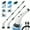 White, variant on 2025 New Multifunctional Electric Cleaning Brush, Telescopic Long Handle 7-in-1 Cleaning Brush, Cleaning Tool, Household Floor And Kitchen Sweeping Brush