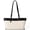 black, variant on For Women and Girls Canvas PU Leather Tote Bag Adjustable Strap Underarm Bag Casual Shoulder Bag with Magnetic Closure 12.20Ă—5.12Ă—7.09 in 1.04 lb