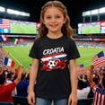thumbnail image 3 of T-shirt Garçon Col Rond T-Shirt Graphique Hauts de Baseball Vêtements Filles 2T, 3 of 5