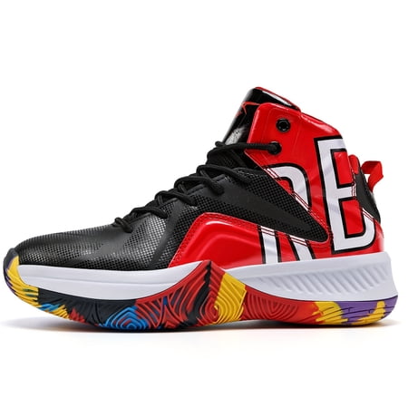 Men''s Basketball Shoes Anti Slip Cushion Sports Shoes Arch Support Durable Rubber Sole Running Walking Sneakes