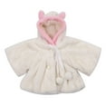thumbnail image 3 of Cute Kids Baby Girls Rabbit Bunny Hooded Coat Jacket Outerwear Warm Clothes Tops, 3 of 4