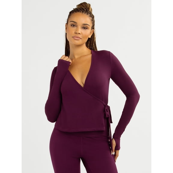 Jessica Simpson Women’s Long Sleeve Ballet Top, Sizes XS-XXXL