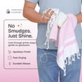 thumbnail image 3 of HEIRLOOM COMFORT Pink Turkish Kitchen Towels 16x26 Inch, 5 Pack, 100% Cotton, Ultra Absorbent, Soft, Fast Dry, Machine Washable, Dish Towel with Tassels for Drying Dishes, Cleaning, Everyday Use, 3 of 7