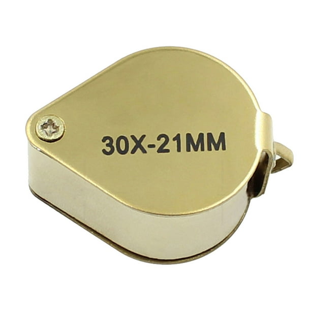 Scienceny Lente de lupa para joyería, dispositivo de lupa transparente profesional, herramientas para ojos de joyero, lupa de alta definición de 30X21mm Joyas, gemas y relojes Scienceny GJ0369-00B