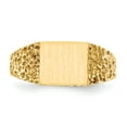 thumbnail image 4 of 14K Yellow Gold Ring Band Signet 7.0x8.0mm Open Back, Size 9, 4 of 5