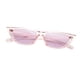 thumbnail image 1 of 1 par de gafas de sol geniales de para mujer gafas de sol transparentes teñidas Púrpura Jinwen Gafas de sol de ojo de gato, 1 of 7