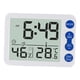 thumbnail image 2 of Pantalla digital Medidor de humedad Termómetro Temperatura Reloj despertador Azul, 2 of 8
