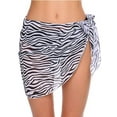 thumbnail image 1 of Pareos cortos para mujer Envoltura de playa Envoltura de bikini transparente Envolturas de gasa para trajes de baño Adepaton HMHZ773-27, 1 of 1