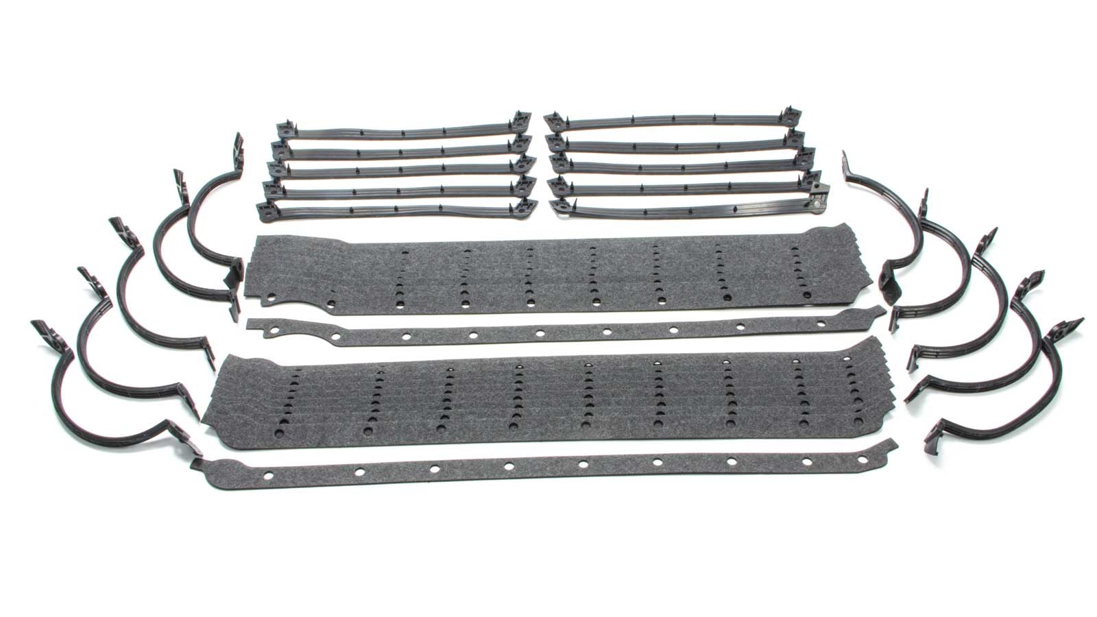 SCE Gaskets BBC Molded Silicone MultiPiece Oil Pan Gasket 10 pc P/N