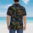 thumbnail image 5 of Mens Casual Hawaiian Shirts Short Sleeve Button Down Beach Shirts Shirts, 5 of 8