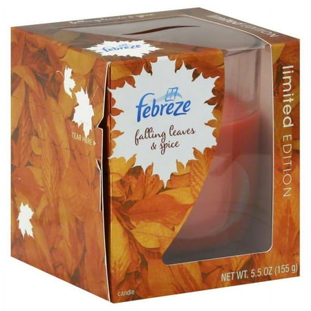 Febreze Candle Falling Leaves & Spice Air Freshener (5.5 oz)