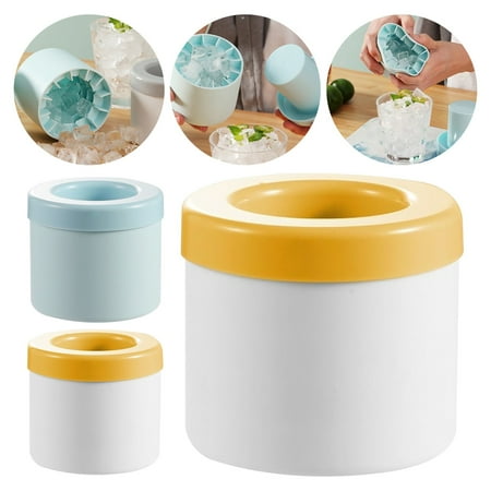 

Jovati Cylinder Silicone Ice Cube Mold 2022 New Ice Cubes Maker Decompress Ice Lattice Cylinder 3D Silicone Ice Lattice Molding Ice Cup Ice Maker Ice Tray Press-type Easy-release Ice Lattice