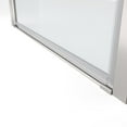 thumbnail image 5 of JimsMaison 34-35.4 in. W x 72 in. H Frameless Bifold Shower Door with 1/4" (6mm) Tempered Glass, Chrome, 5 of 10