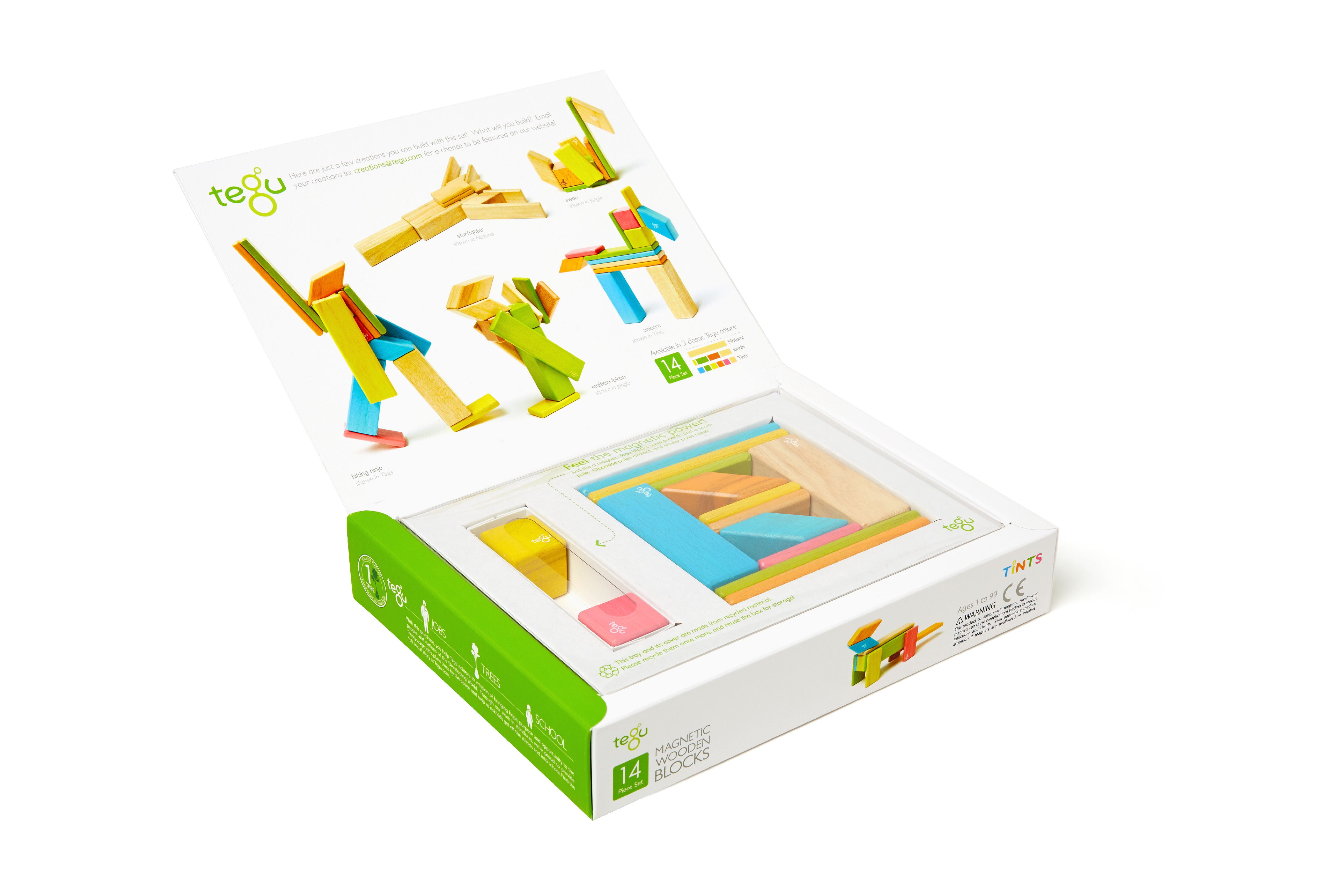 tegu blocks 14 piece set