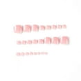 thumbnail image 2 of Press on Nails Nude,French Fake Nails,Luxury Glitter Black Fake toenails False Toenails Acrylic Foot False Nails Rhinestone Design Press on Toenails, 24pcs (Gorgeous Nails 7) White Large, 2 of 4