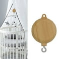 thumbnail image 2 of MANNYA 35 Songs Baby Music Box Wood Grain Rotary Mobile Crib Bed Movement Mobile Musical Newborn Bell Crib Holder Arm Bracket Rattle Toys, 2 of 8