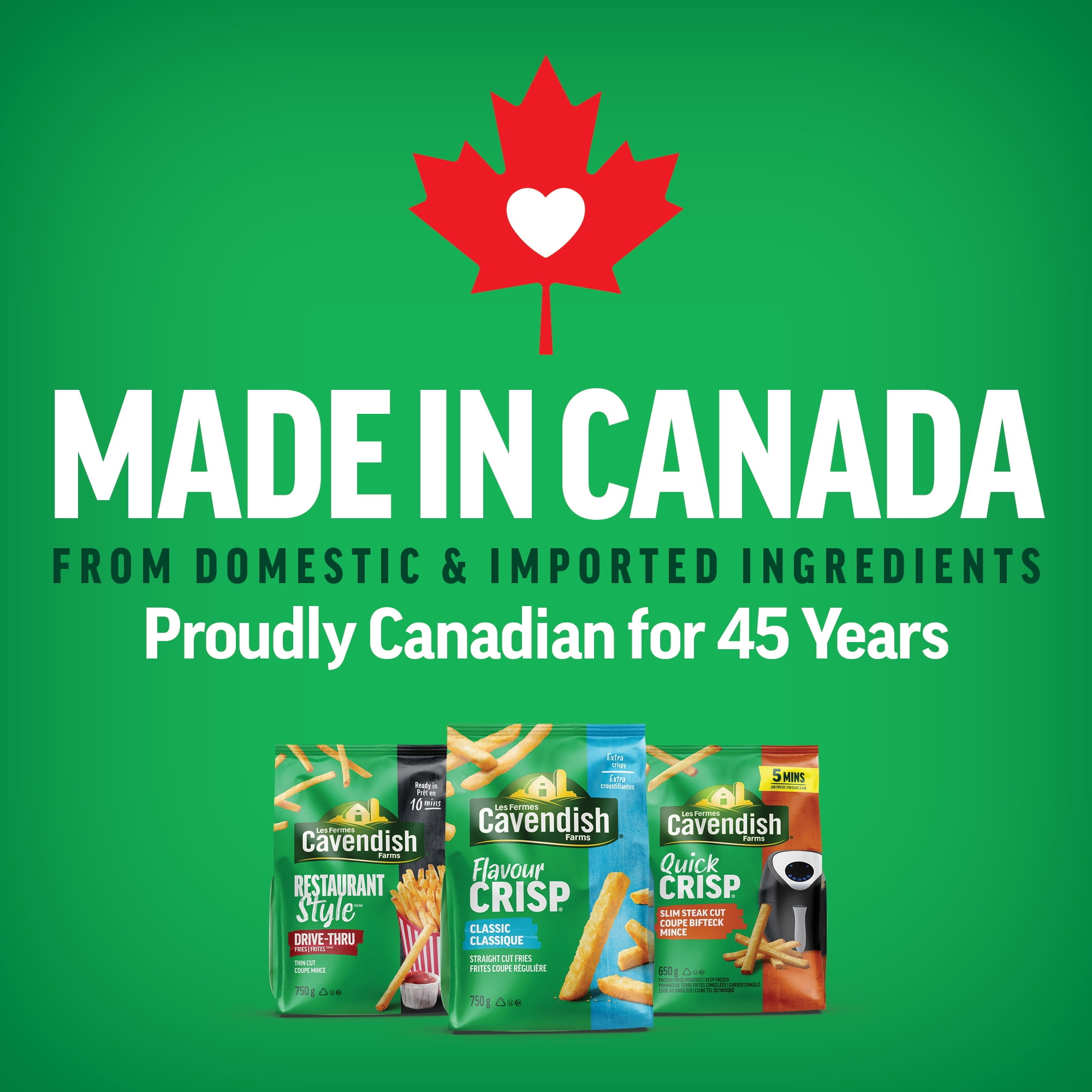 Galettes de Pommes de Terre | Fait au Canada | Fière entreprise canadienne