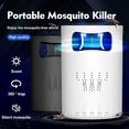 thumbnail image 4 of Lámpara antimosquitos para el hogar Lámpara de trampa para mosquitos por inhalación Moscas eléctrica Tomshoo Lámpara para matar mosquitos, 4 of 6