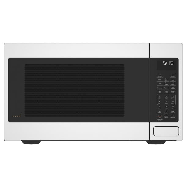 Café CEB515P4NWM Horno microondas de convección para encimera, asar, cocinar automáticamente, asar, descongelar, calentar, conectividad WiFi de escaneo para cocinar, 1000 vatios, elementos esenciales