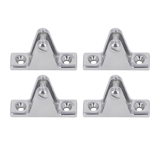Montaje De Bisagra De Cubierta, Acero Inoxidable 316, Pulido Brillante, Resistente A La Corrosión, Hardware De Montaje Superior Resistente A La Corrosión, 4 Piezas Para Marino ANGGREK No