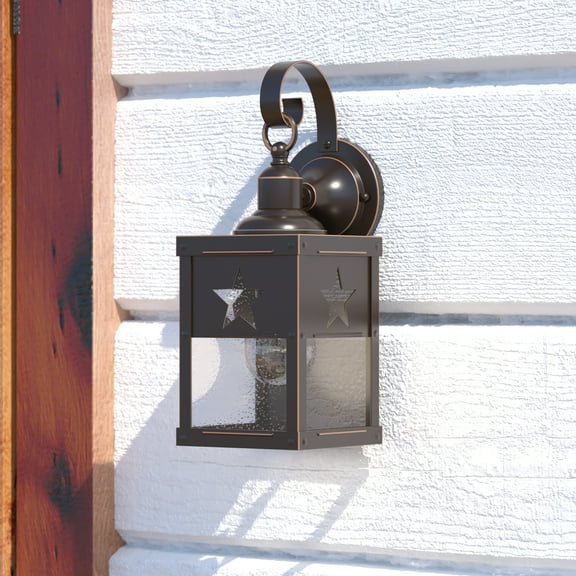 Vaxcel - Ranger 1-Light Outdoor Wall Sconce in Rustic and Lantern Style 13