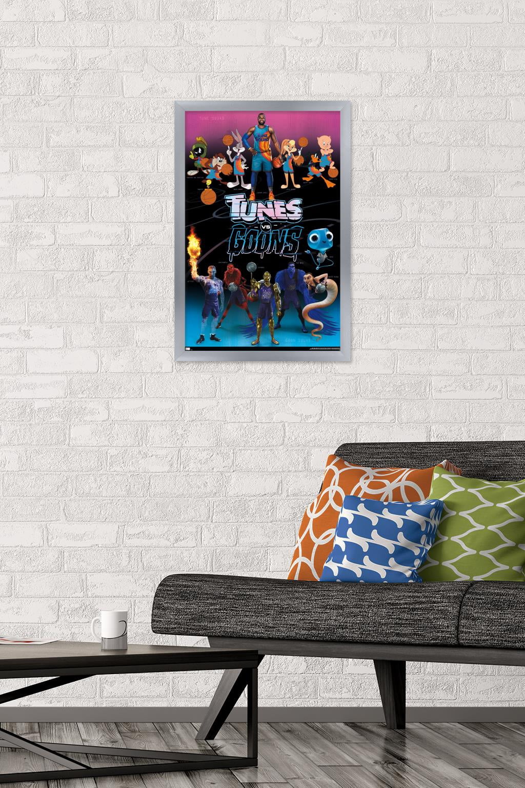 Space Jam: A New Legacy - Group Wall Poster, 14.725" x 22.375", Framed