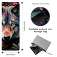 thumbnail image 4 of Wolf Gym Towel with Storage Bag - 72.8"x26.8" - Suitable for Yoga, Pilates, Fitness, etc., 4 of 6