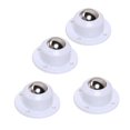thumbnail image 2 of Juego de 4 mini ruedas giratorias autoadhesivas de 360 grados de rotación Ruedas de acero inoxidable Ruedas para muebles pequeños Contenedor Blanco Sunnimix ruedas ruedas, 2 of 6