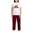 thumbnail image 4 of CafePress - Golden Retriever Player Women's Light Pajamas - Women's Short Sleeve Print T-Shirt and Pants Light Cotton Pajama Set, 4 of 7
