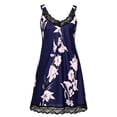 thumbnail image 5 of MVRLSH Nightgowns for Women Casual Loose Sleeveless Midi Tank With Functional Side Pockets Summer Outfit Cami Dress Blue - XL, 5 of 5