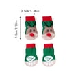 thumbnail image 3 of Christmas Dog Socks - Non Slip Dog Grip Socks with with Adjustable Straps Traction Control for Hardwood Floor, Pet Paw Protector for Small Medium Large Dogs Large Red,S, 3 of 6