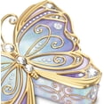 thumbnail image 3 of The Bradford Exchange Butterfly Heirloom Porcelain Collectible Music Box with Velvet Lined Storage, 3 of 4