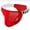 Watermelon Red, variant on TSADFHJI Men's Underwear Briefs Fashionable Men's Breathable Low Waisted Thong Trendy Letter Waistband Design Thong Underwear Xxl White
