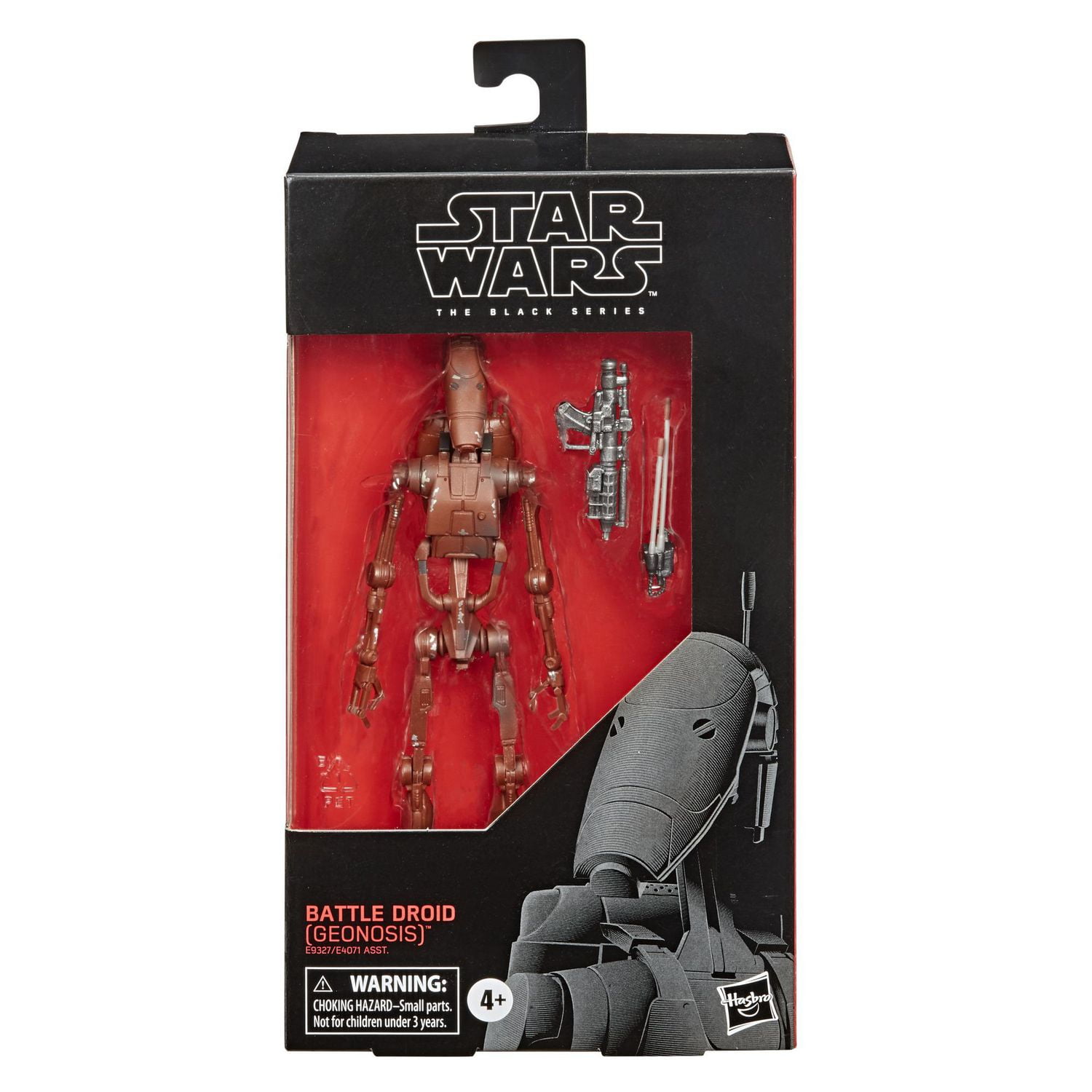 Star Wars The Black Series Battle Droid (Geonosis) Toy 6-inch Scale Star Wars: Attack of the Clones Collectible Figure, Kids Ages 4 and Up