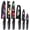 Black, variant on Astercook 6 Piece Flower Kitchen Knife Set, German High Carbon Stainless Steel Knives Sets with 6 Blade Guards Dishwasher Safe, Perfect Gifts for Kitchen