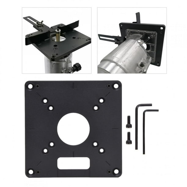 Herramienta De Carpintería, Placa De Inserción De Aleación De Aluminio De 120x120MM, Panel Abatible Para Herramienta De Corte De Carpintería, Suministros Industriales Cergrey Indusrial Supplies