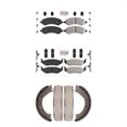 thumbnail image 1 of Transit Auto Front Rear Semi-Metallic Disc Brake Pads and Parking Shoes Kit for Car Dodge Ram 1500 Chrysler Aspen Durango KNN-100536, 1 of 11