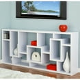 thumbnail image 5 of Furniture of America Aix Modern 16-Shelf Geometric Bookcase, White, 5 of 6