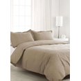 thumbnail image 2 of 800 Thread Count 100% Egyptian Cotton 3 Piece Duvet Set with Zipper Closure & Corner 3 Pc Duvet Set Solid Pattern, 2 of 3