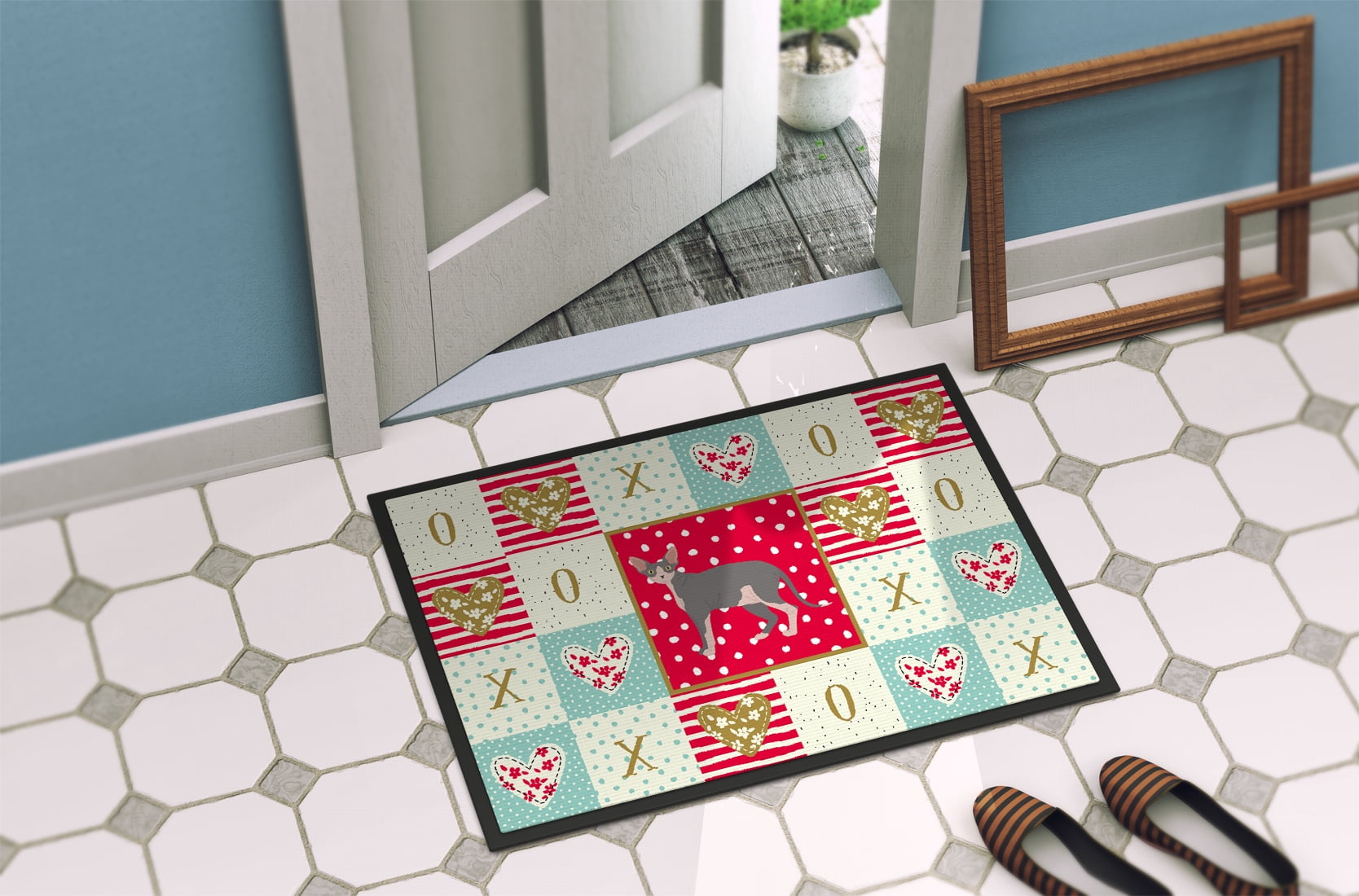 Sphynx #2 Cat Love Door Mat