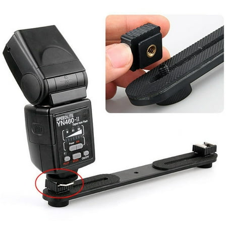 Cold Shoe Flash Metal Flash Cold Hot Shoe Bracket Mount Adapter 1/4