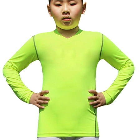 Boys' HyperFusion Base Layer Mock Lime Punch TCA, 45% OFF